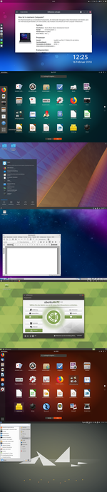 Environnements de bureaux disponibles pour Ubuntu 18.04