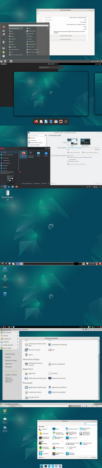 Debian 12's desktops